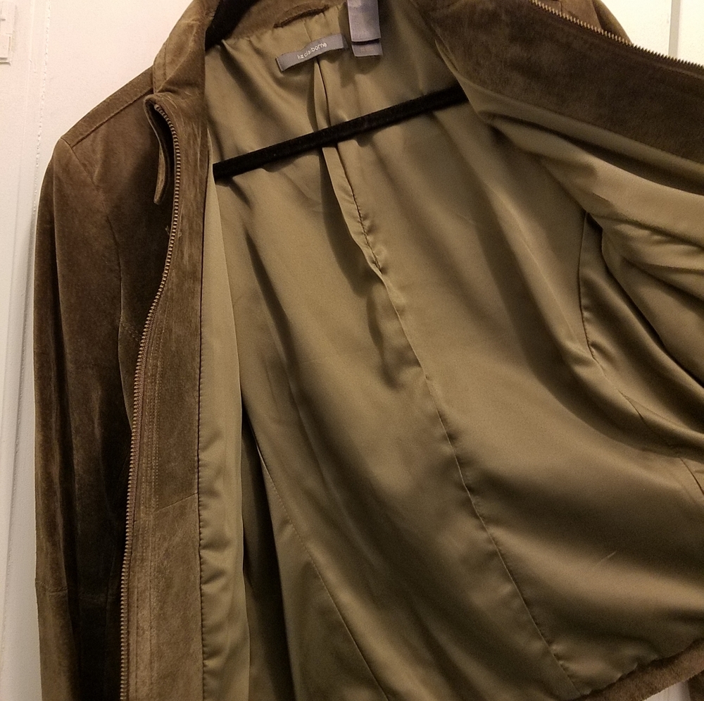 Liz Claiborne, suede jacket